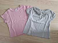 Koszulki / t-shirty 4 szt.  rozm. 110 (h&m, Zara, Reserved)