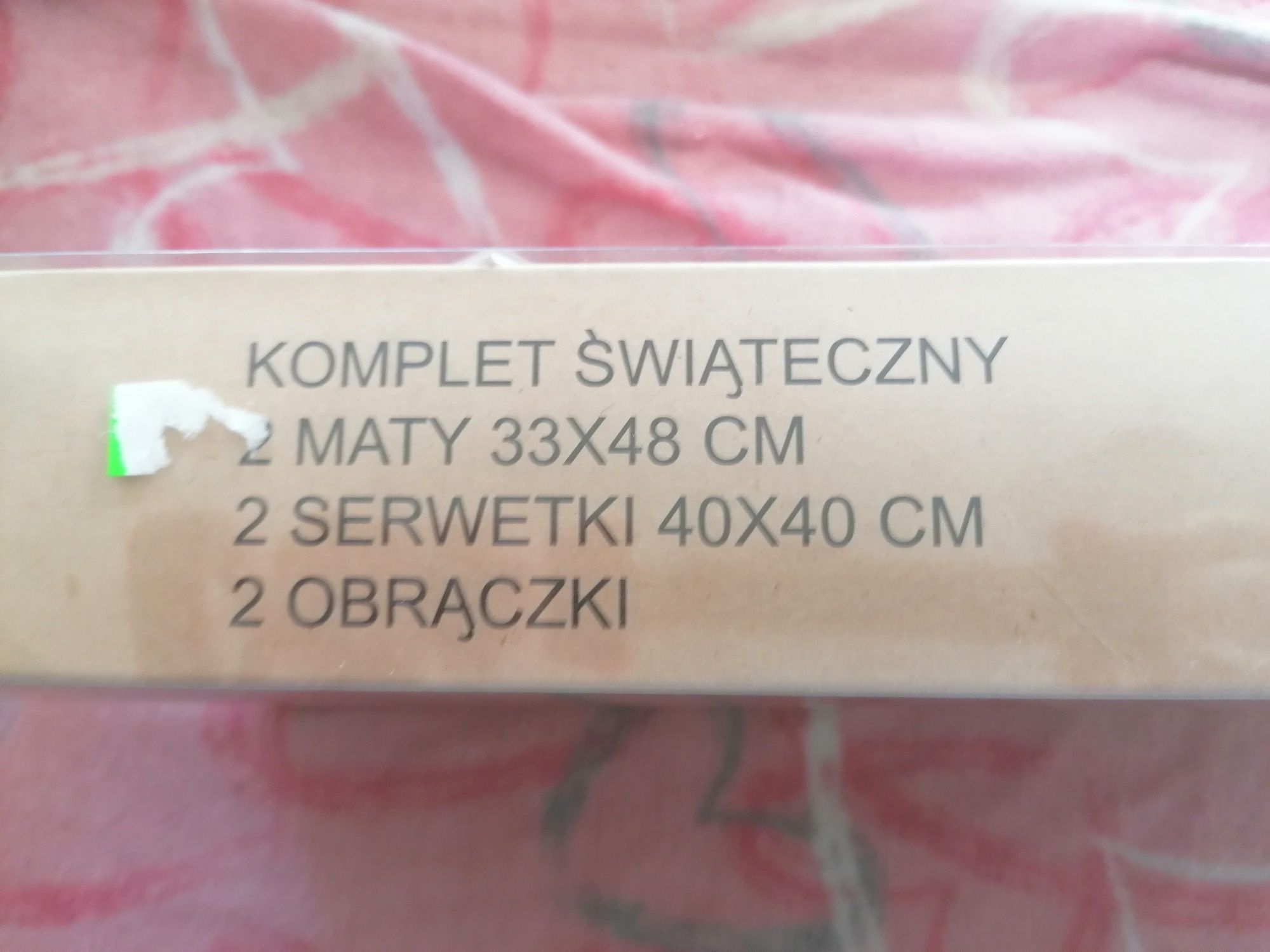 Komplet świąteczny