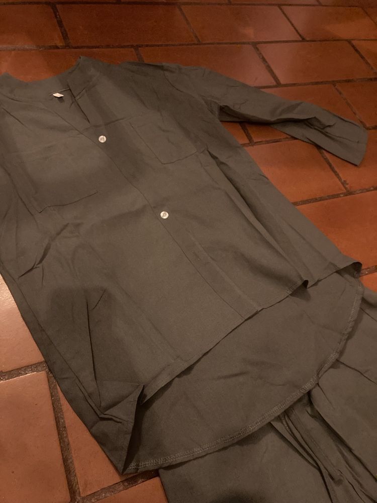 Conjunto tamanho M cor caqui NOVO