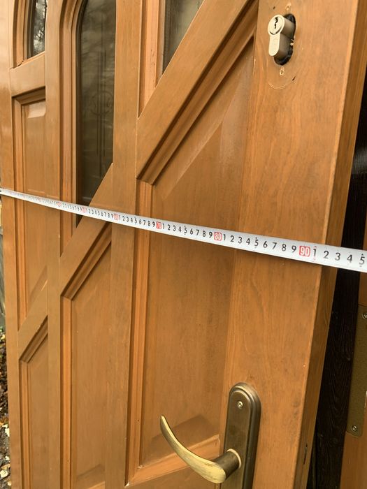 Drzwi wejściowe drewniane