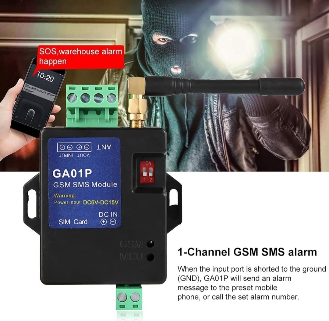 GA01P System alarmowy GSM Mini Inteligentny zdalny alarm