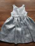 Sukienka bal 110 116 Cinderella 5 6 Princes srebrna komunia wesele