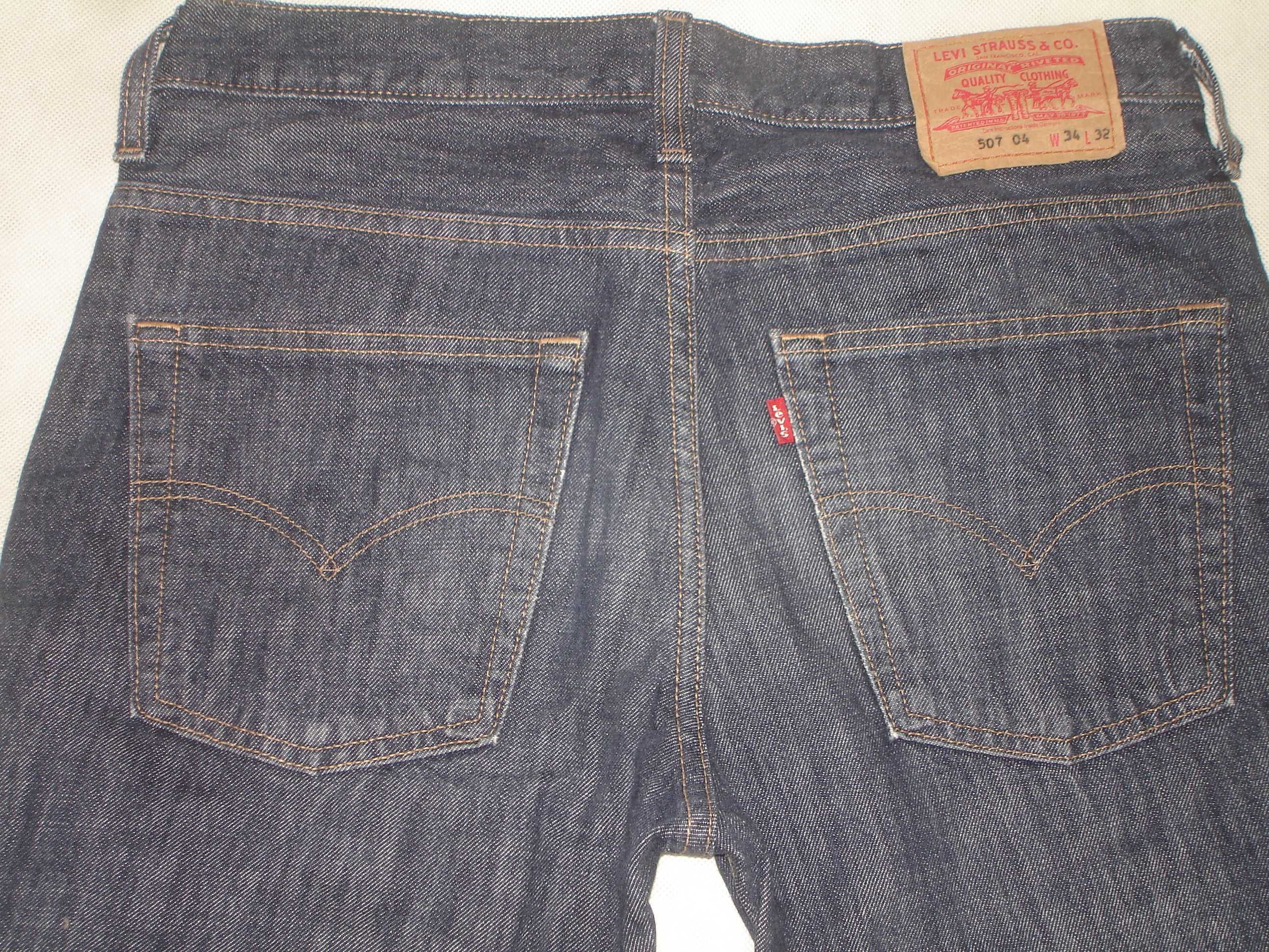 LEVIS 507 W34 L32 - Oryginalne Klasyczne spodnie Jeans
