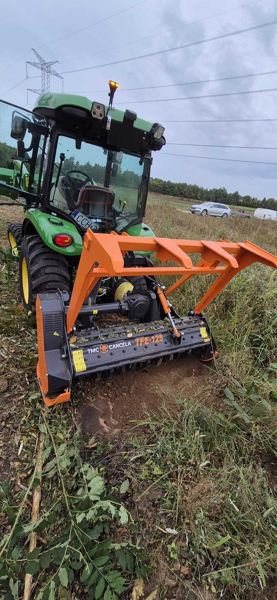 Mulczer leśny powierzchniowy TMC Cancela TFE 125 - ciągnik 45-70 KM