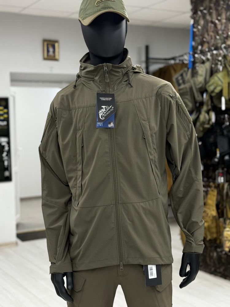 Куртка Helikon Trooper StormStretch Softshell MK2 - Taiga Green Coyote