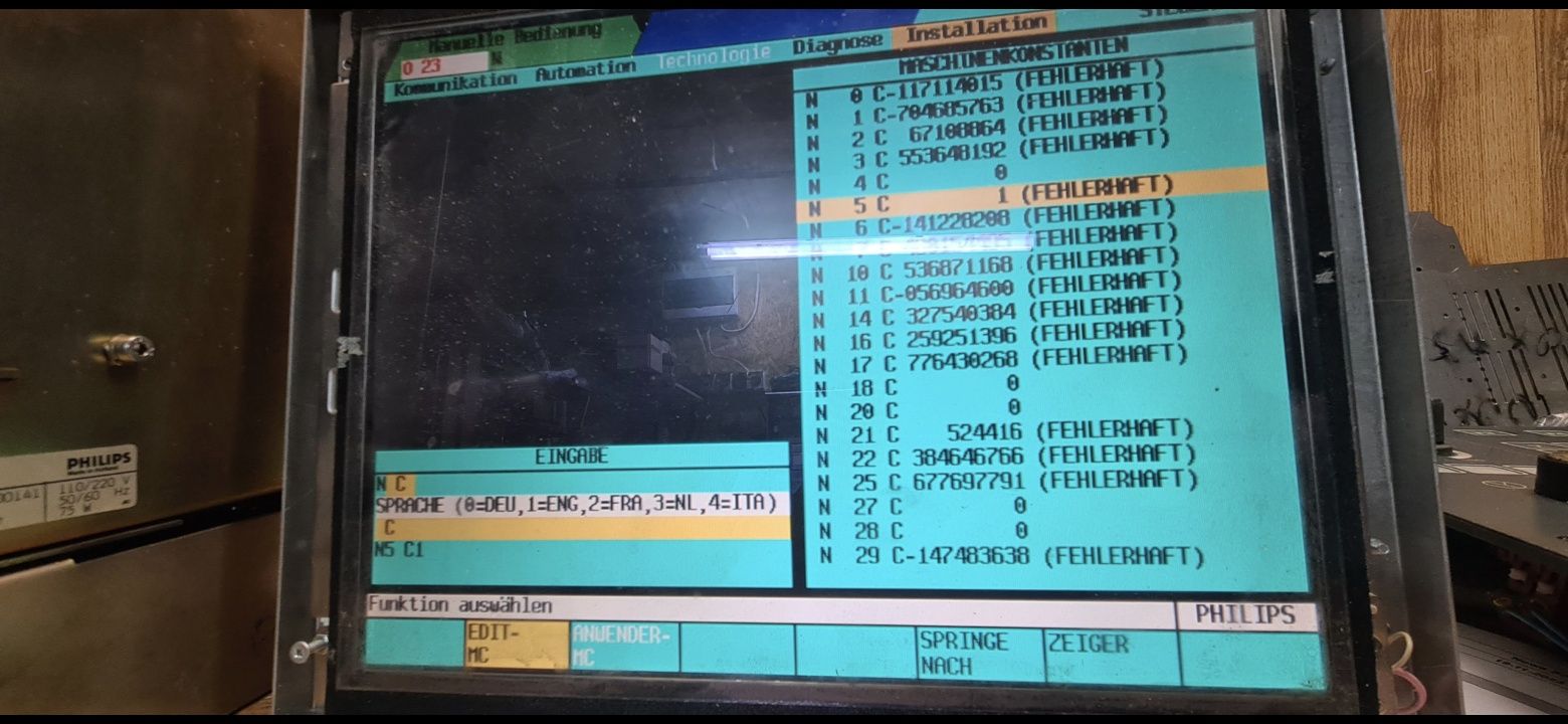 Deckel Maho Gr400C Philips 532 sterowanie sterownik komputer kompletn