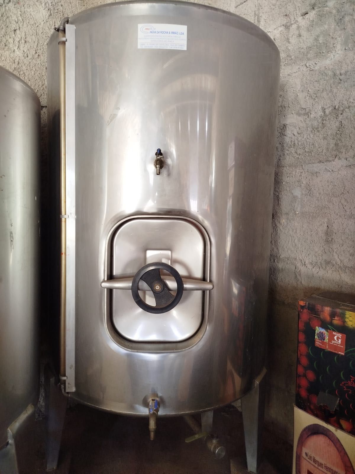 Cuba inox 1000litros