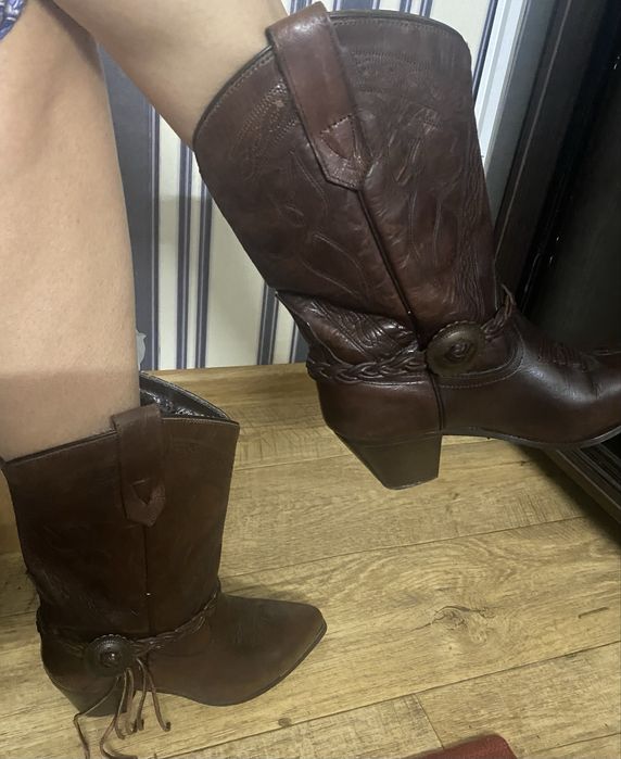 Чоботи козаки шкіряні Мексика