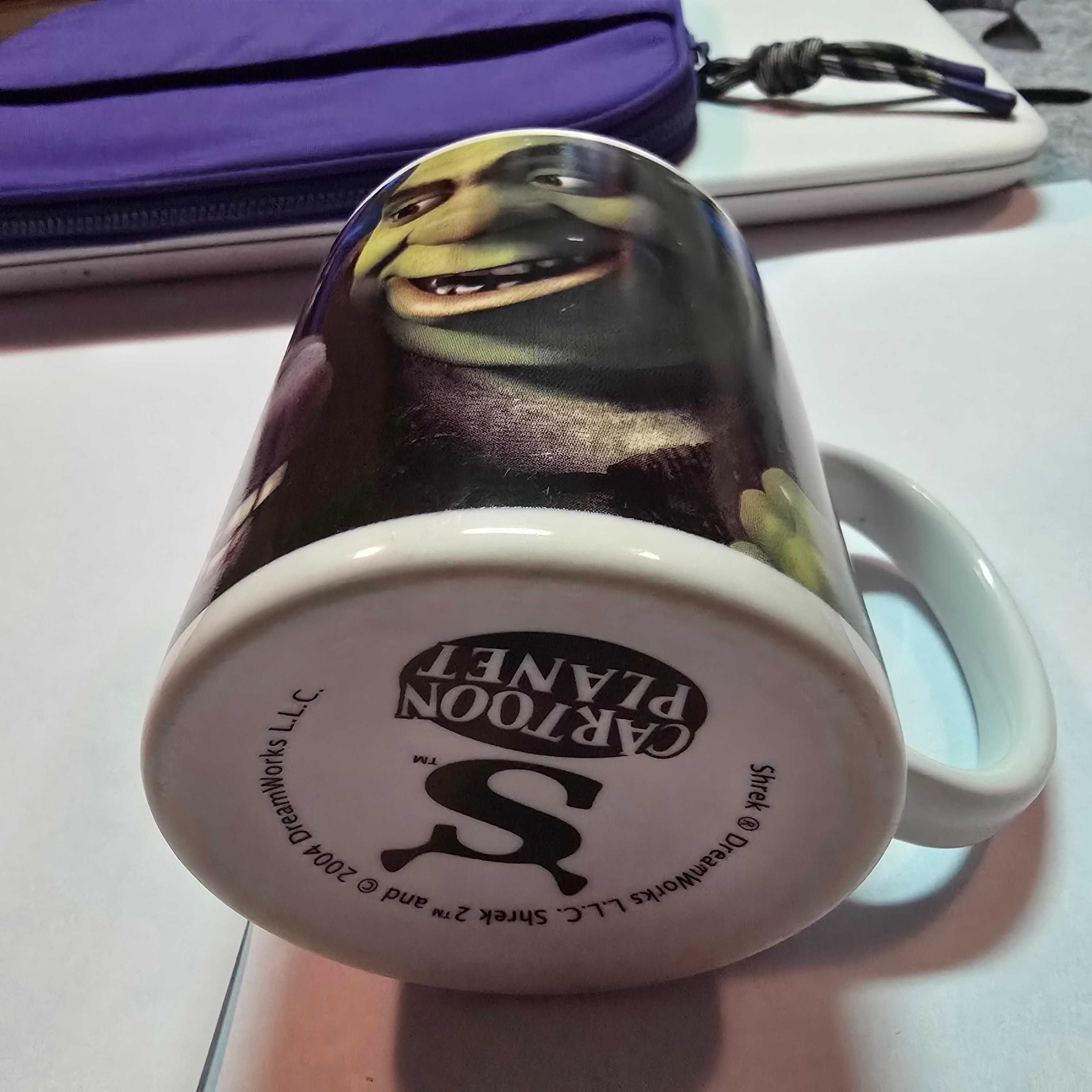 Kubek Shrek Osioł. Cartoon Planet 2004