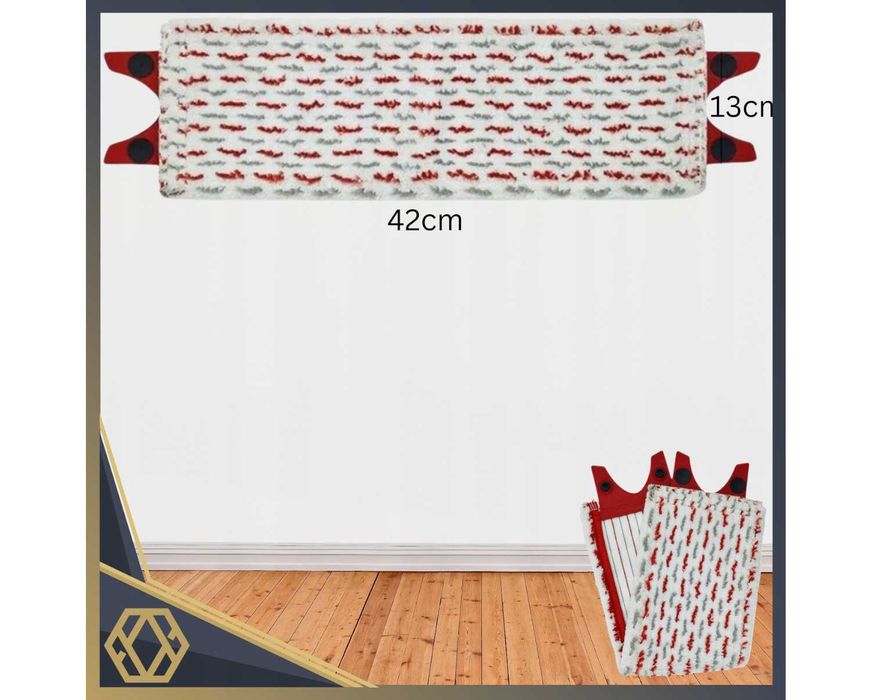 1x Wkład do Mopa Płaskiego Vileda XL Ultramax Ultramat 42cm + Gąbka