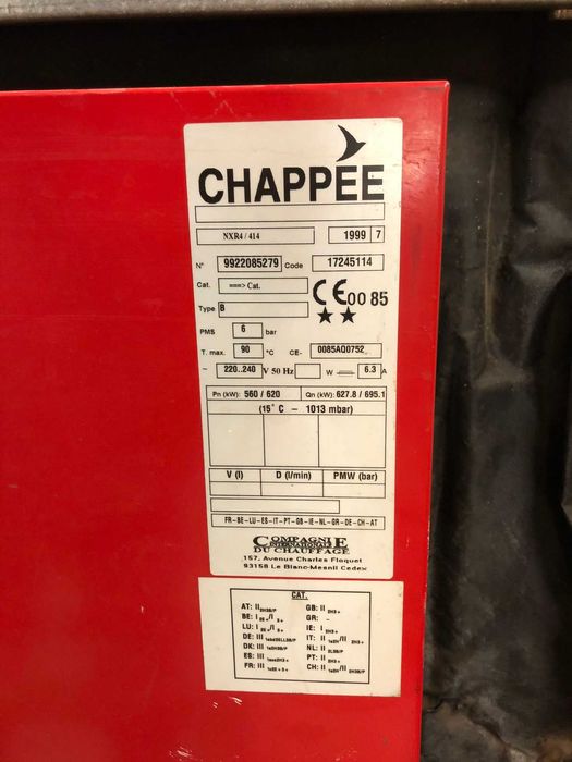 CHAPPEE Części do pieca 600 kw