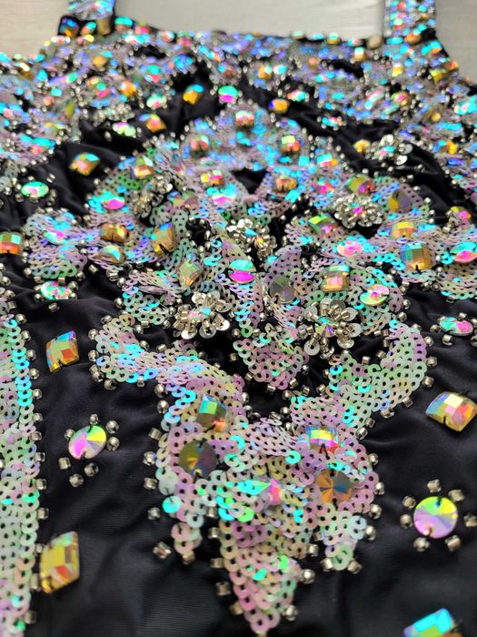 Nowy błyszczący strój kostium kąpielowy cekiny 38,M ASOS