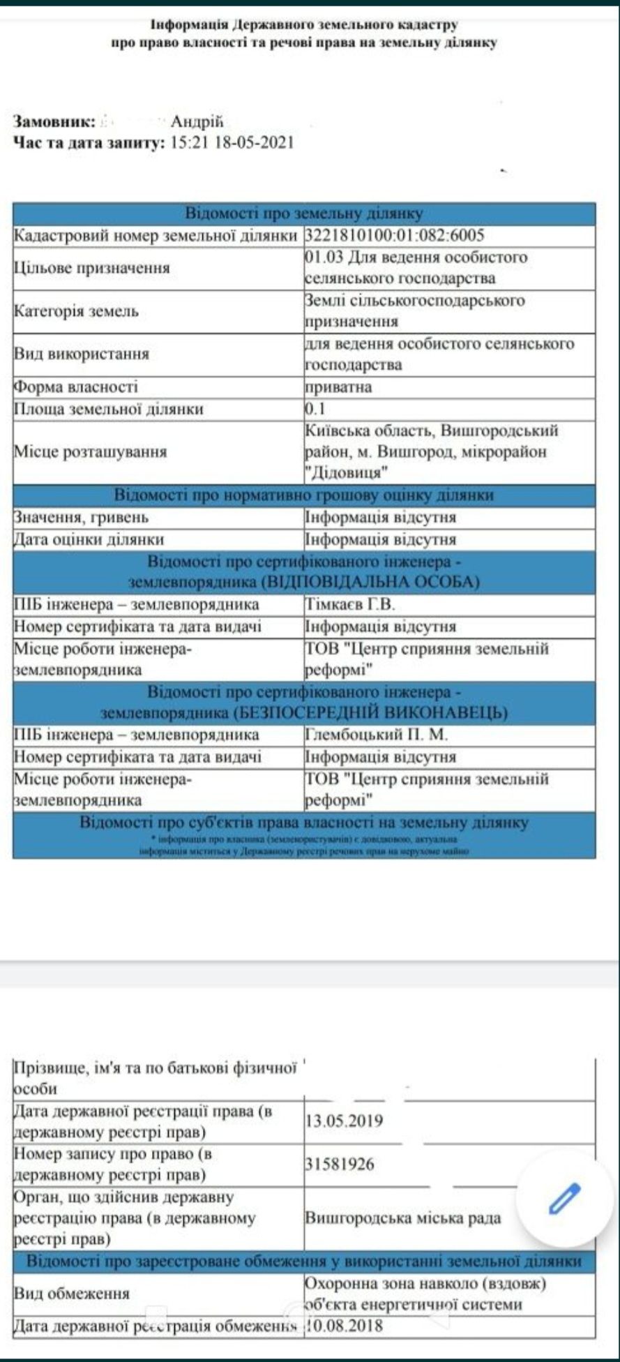 Продам 10 соток СГП, Вишгород,  Дідовиця