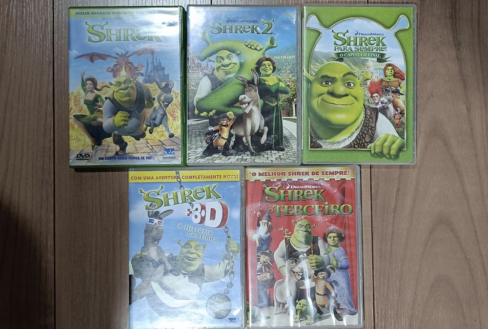 Coleção Shrek:  5 DVDs