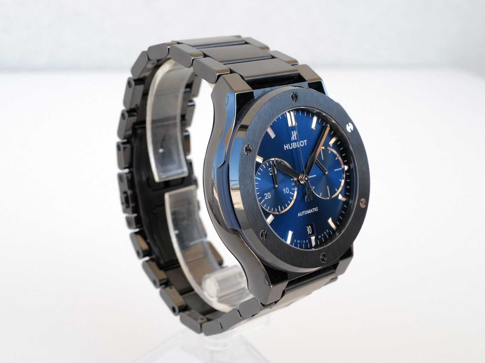 Hublot Classic Fusion 45mm Chronograph Ceramic Blue