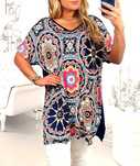 bluzka tunika -plus size--50,52,54,56-2xl, 3xl,4xl,5xl,6xl-