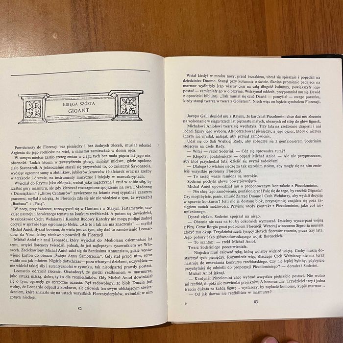 Wielka przygoda Michała Anioła ; Irving Stone