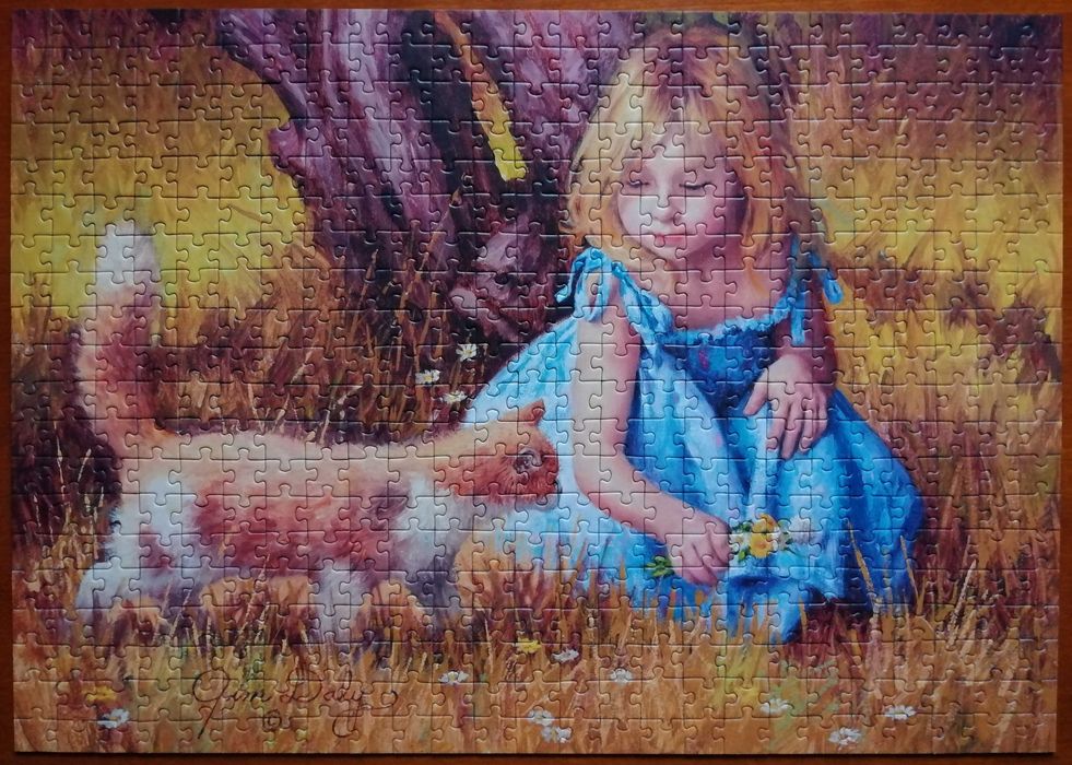 Puzzle TREFL 500 Center of attention - Jim Daly kompletne