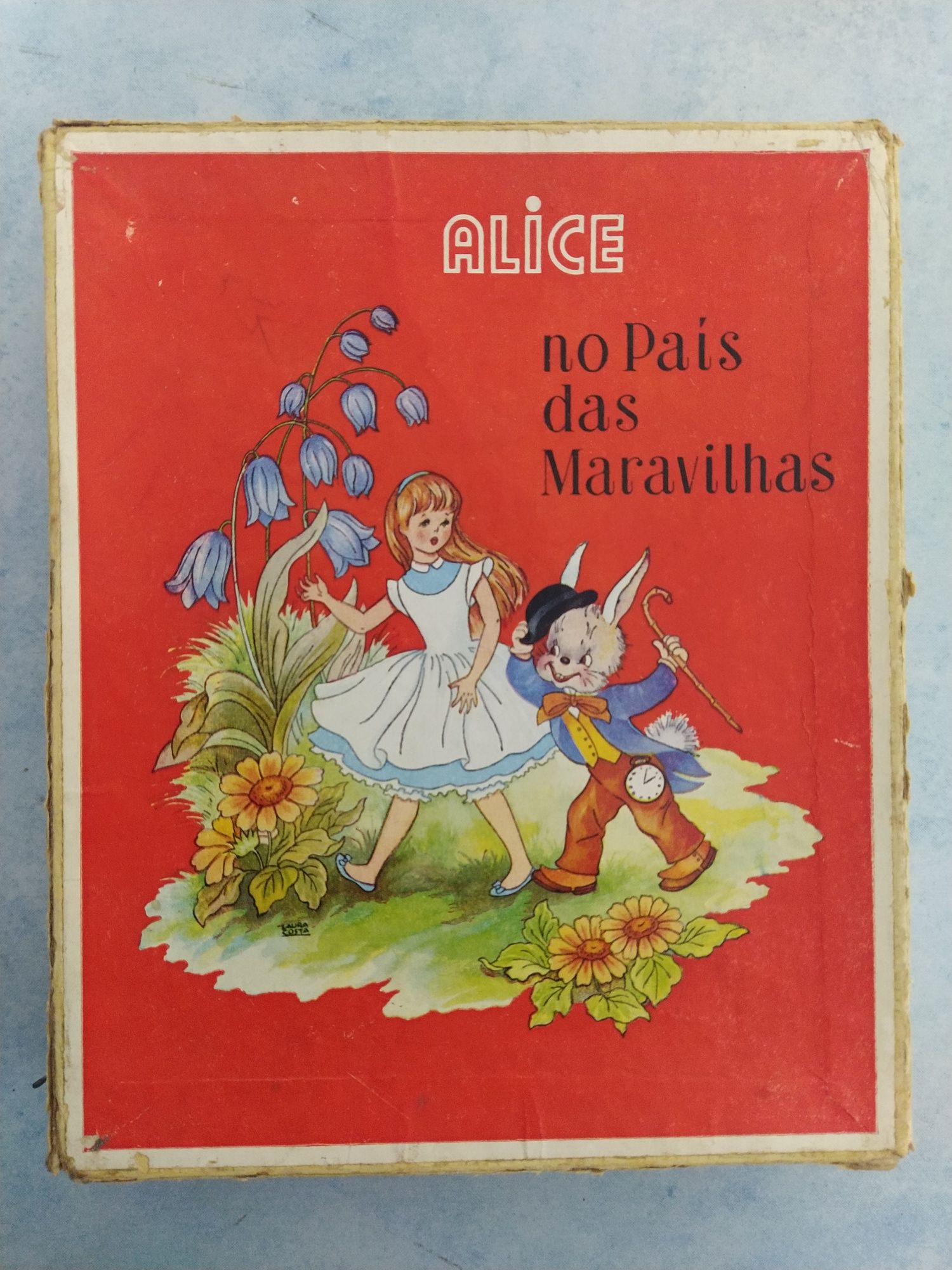 Puzzle 20 Cubos de madeira da Majora - Alice no País das Maravilhas