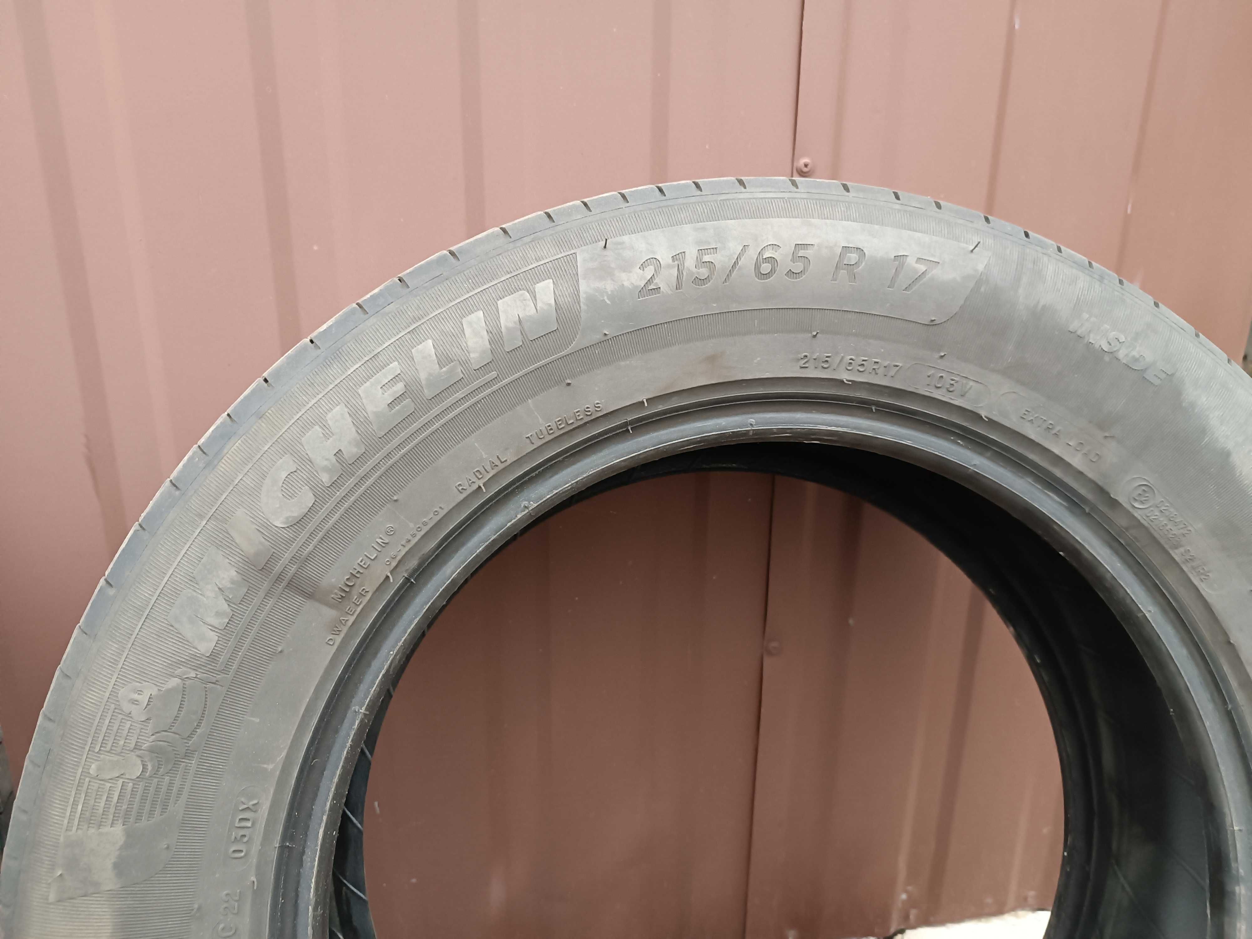 Opony samochodowe letnie Michelin 215/65 R 17, 2022r