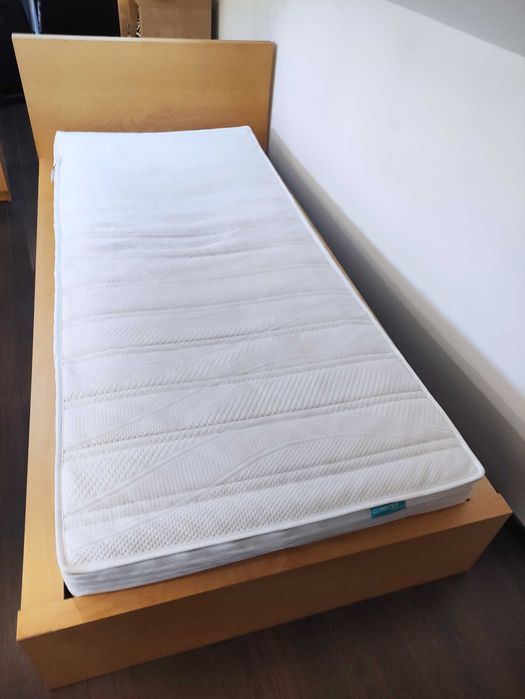 Łóżko Ikea Malm 200x 90 cm stan bdb