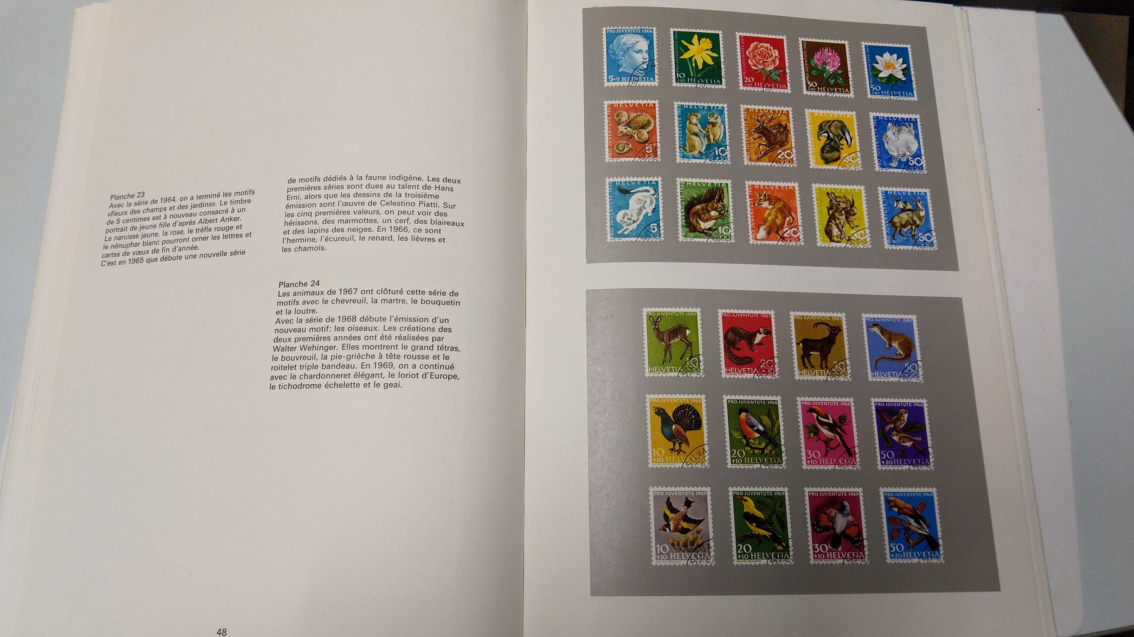 Timbres-Poste Suisses Vol 2 - livro filatélico sobre selos da Suiça