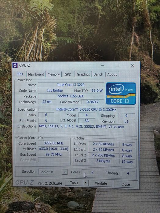 Komputer I3 3320 8GB RAM, obudowa Zalman, uszkodzony