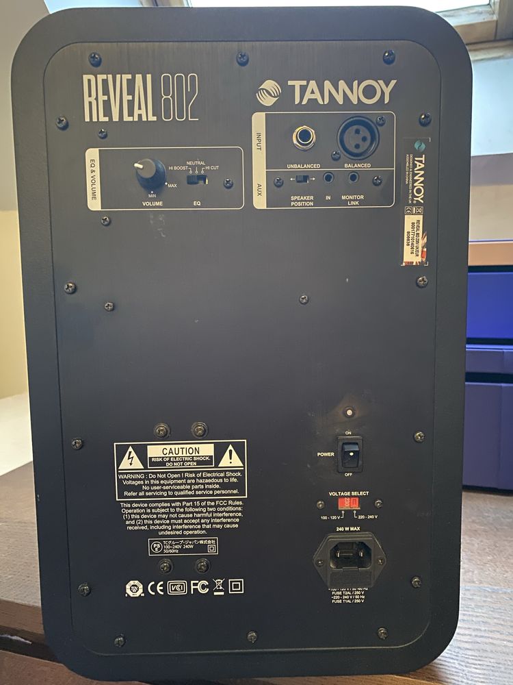 Kolumny Monitory Studyjne Tannoy Reveal 802