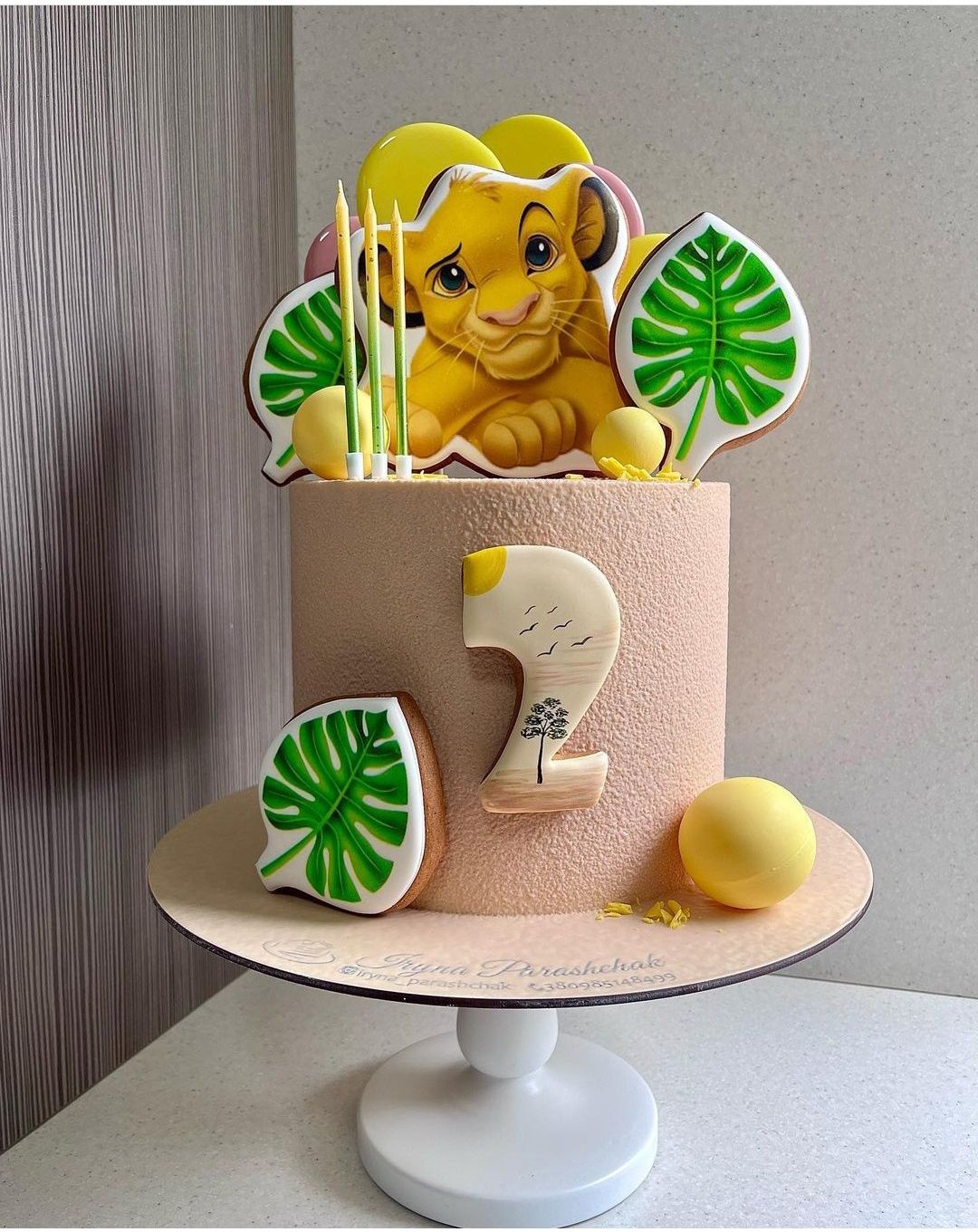 Топери, декор, свічки на торт. Король Лев Simba