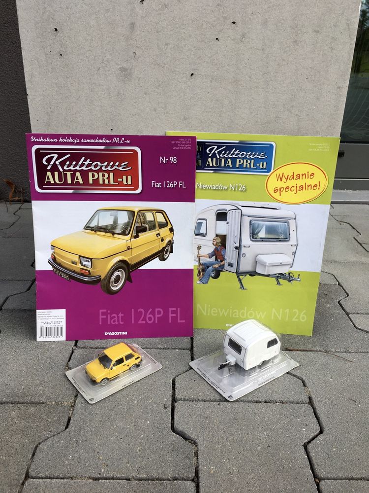 Czasopismo FIAT 126P FL +NIEWIADÓW N126-auta PRL,model,autka,kolekcja