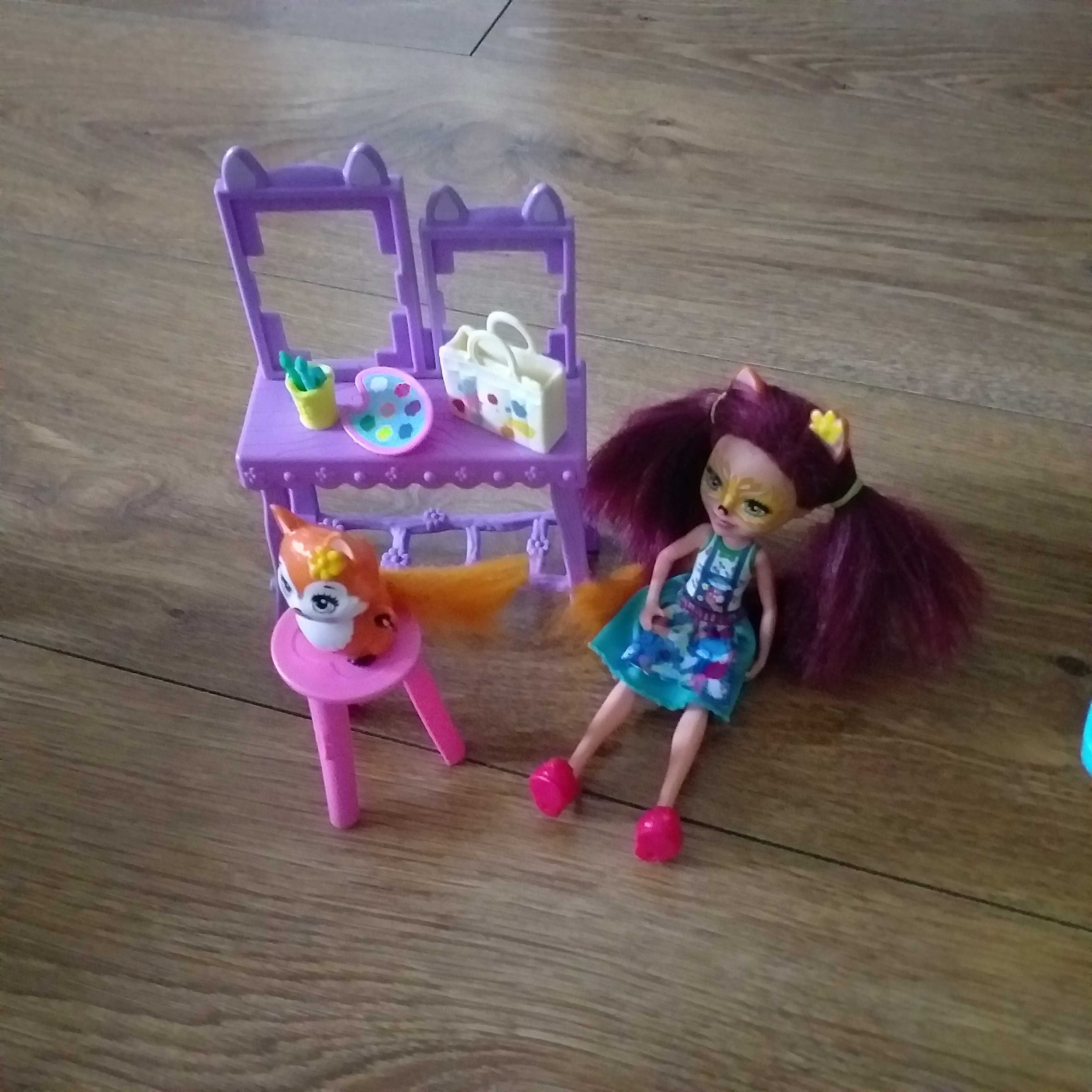 Mattel Enchantimals zestaw 3 lalek ze zwierzątkami