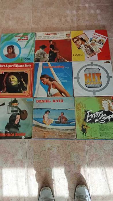 lote de discos de vinil