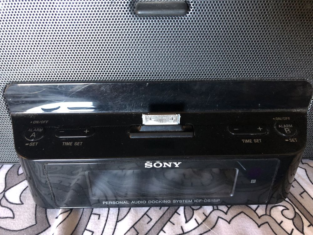 Sony Radio Despertador Iphone/Ipod/Ipad