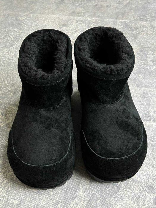 BALENCIAGA ALASKA SKI FUR BOOTS ботинки чоботи чорні уггі ugg low