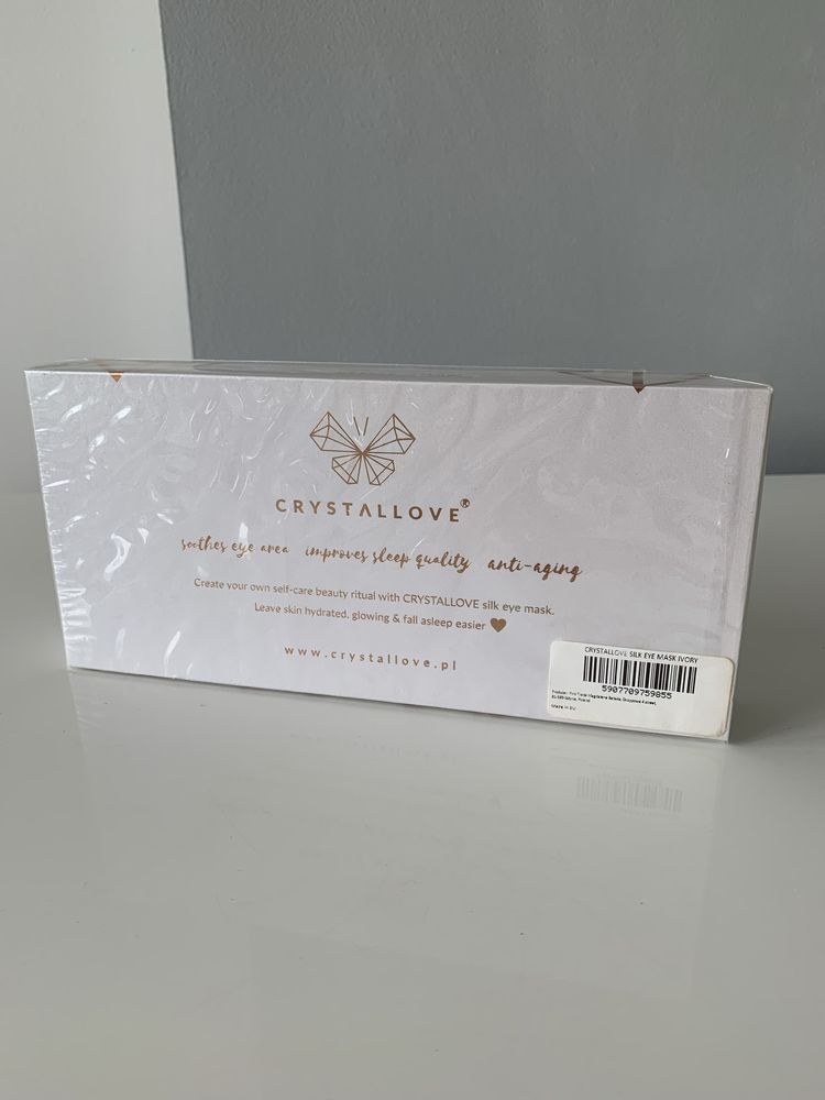 Crystallove opaska na oczy jedwab