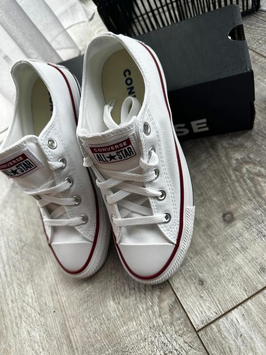 Klasyczne trampki damskie converse 36.5 biale all star