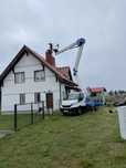 Frezowanie kominow z wysiegnika koszowego