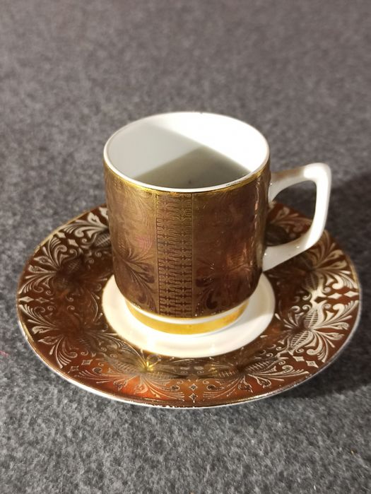 Porcelana Bawaria NEUERER QUALITAT Filiżanka do Mokka Kolekcjonerska