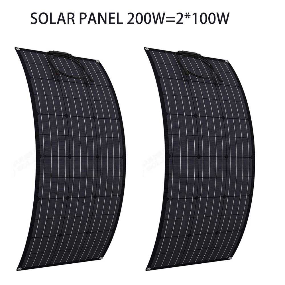 PORTES GRATIS - painel solar flexível 18v 100W - 100% novo