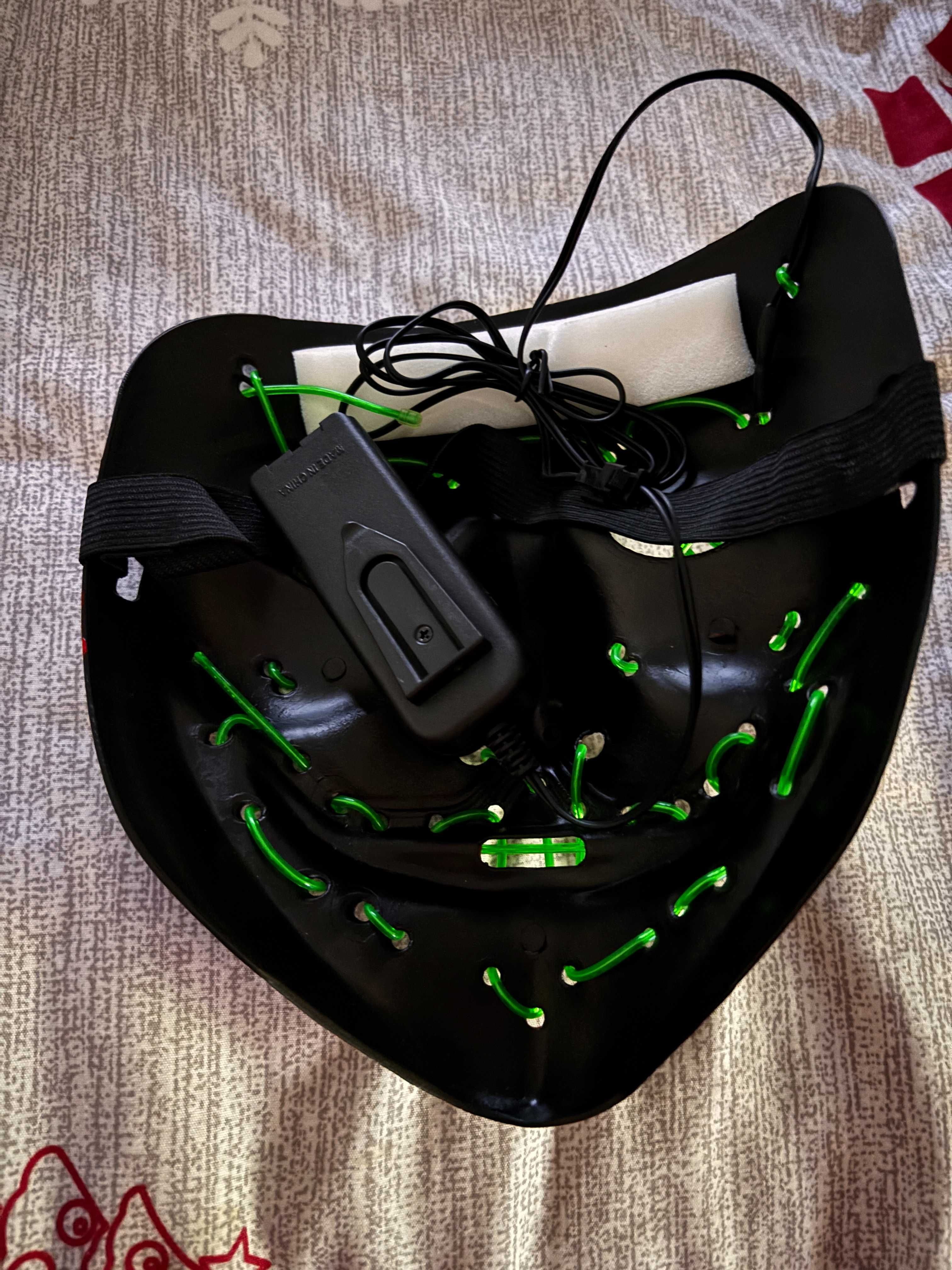Máscara nova Halloween/Carnaval LED