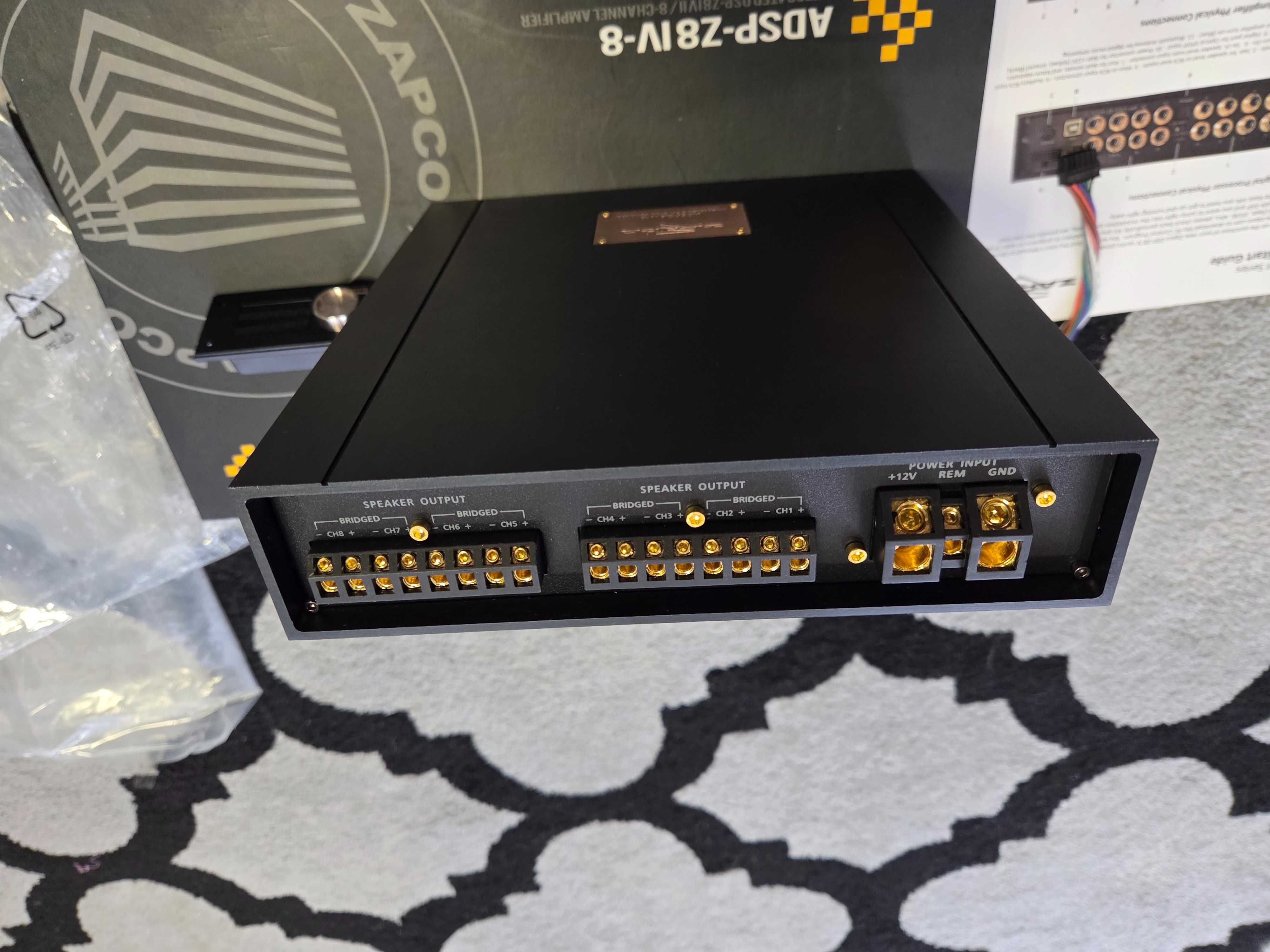 Zapco ADSP-Z8IV-8. Procesor DSP z 8 kanałowym wzmacniaczem. Nowy.