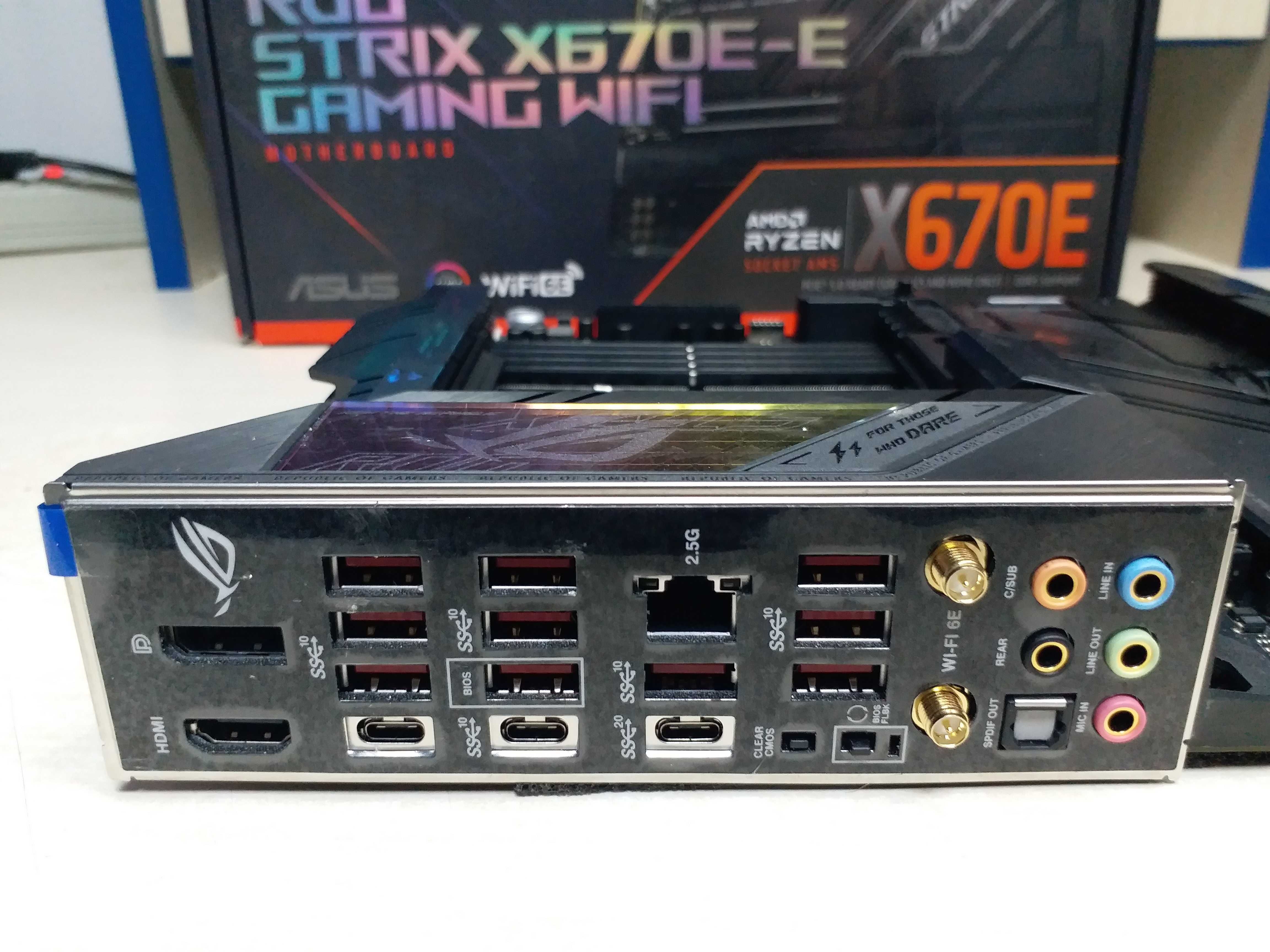Топ плата Asus ROG Strix X670E-E Gaming WiFi сокет АМ5