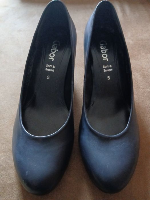 Skórzane buty markowe Gabor nowe