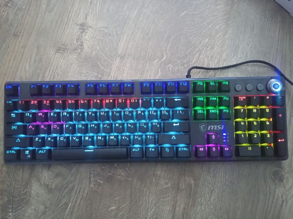 Ігрова клавіатура лавіатура MSI FORGE GK310 Mechanical Red Switches Bl