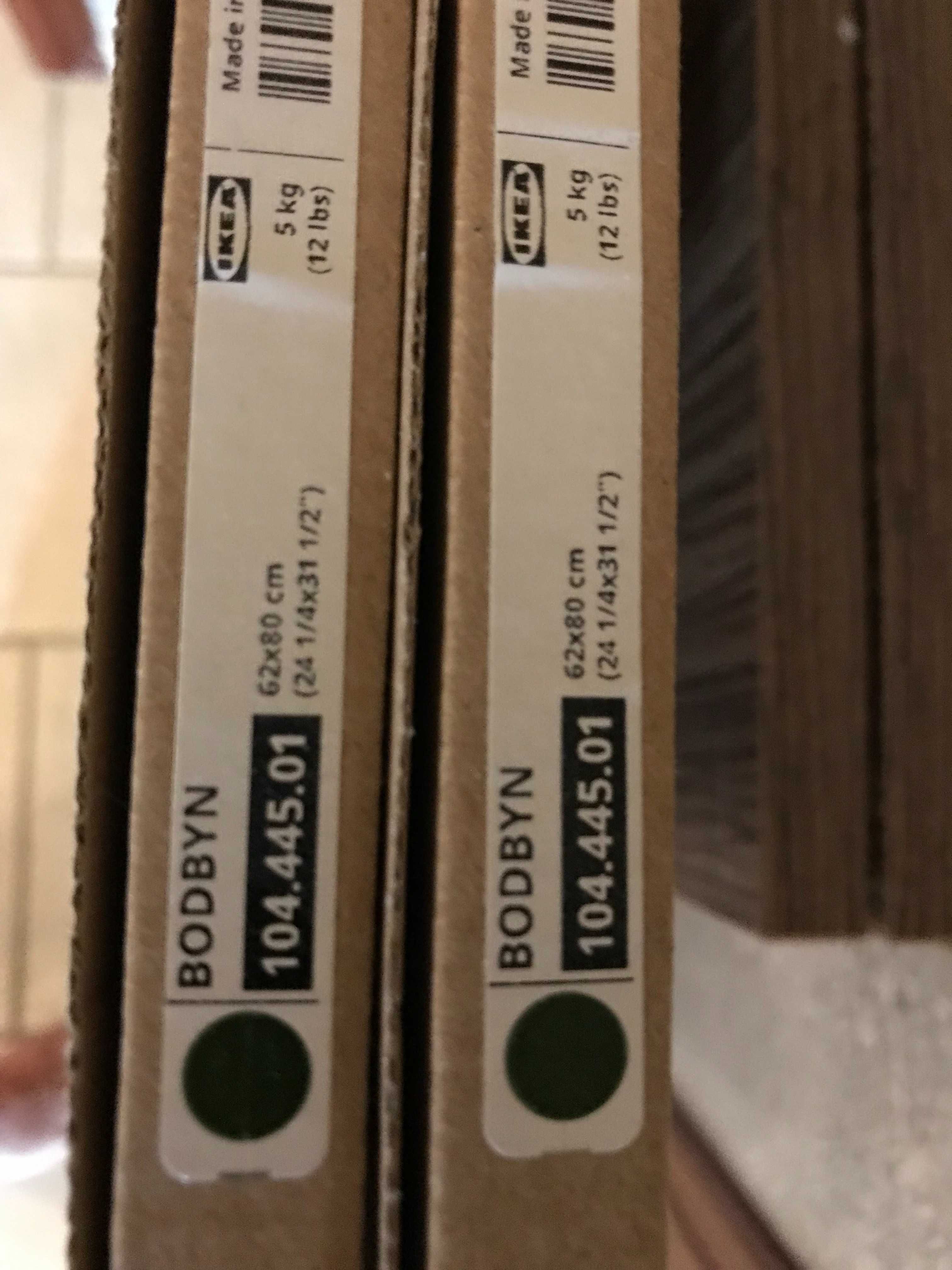Bodbyn Ikea Zielony Panel kuchenny boczny 39*106 , 80*62 ,  Nowy