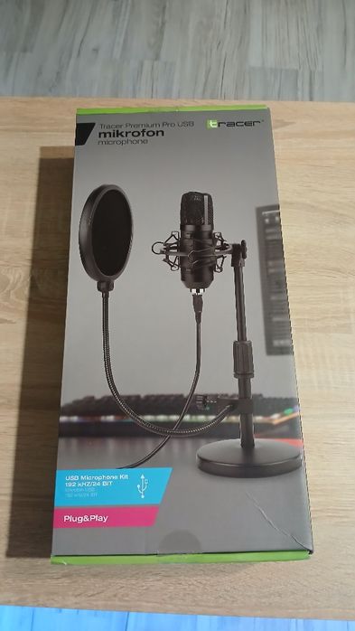 Mikrofon Tracer premium pro USB + statyw