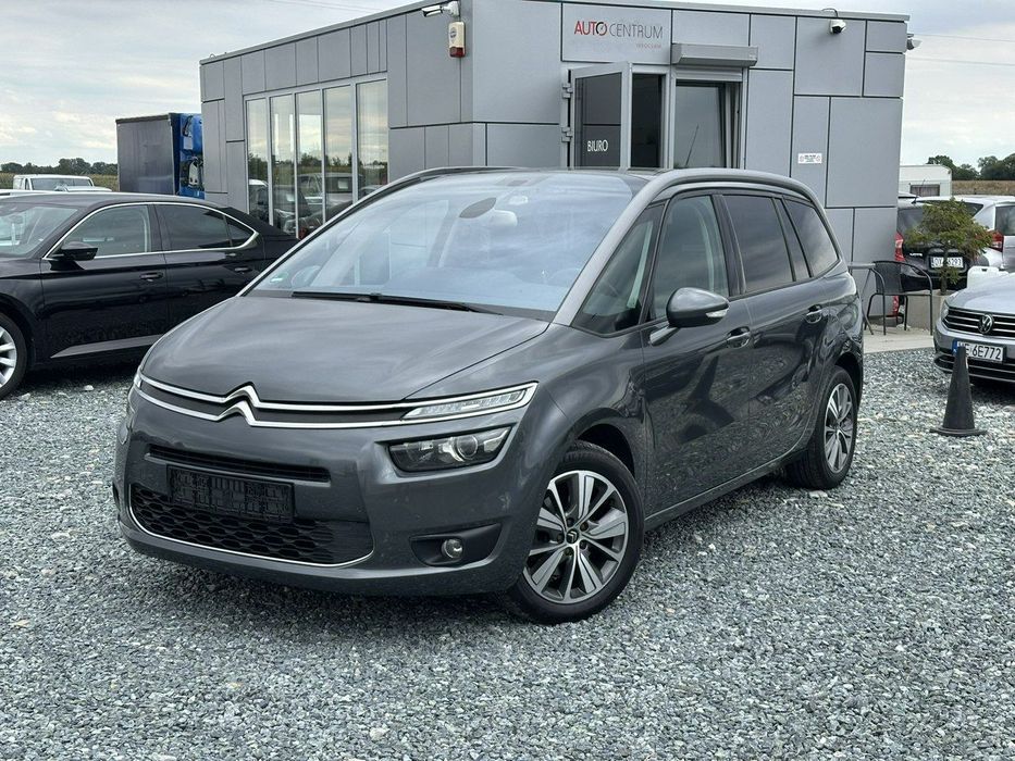 Citroën C4 Grand Picasso Intensive 2.0 BlueHDi 150KM 126tys. km. navi, kamera, hak, 7 osób