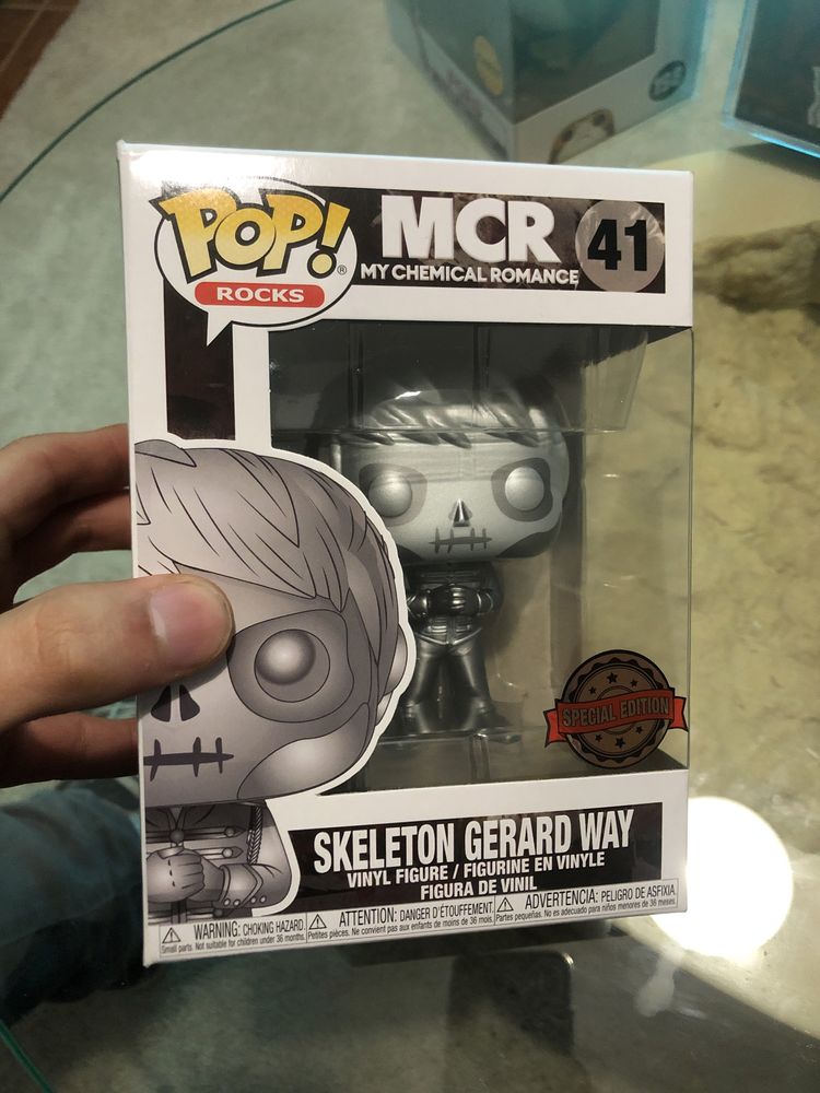 Funko Pop Skeleton Gerard Way MCR Special Edition