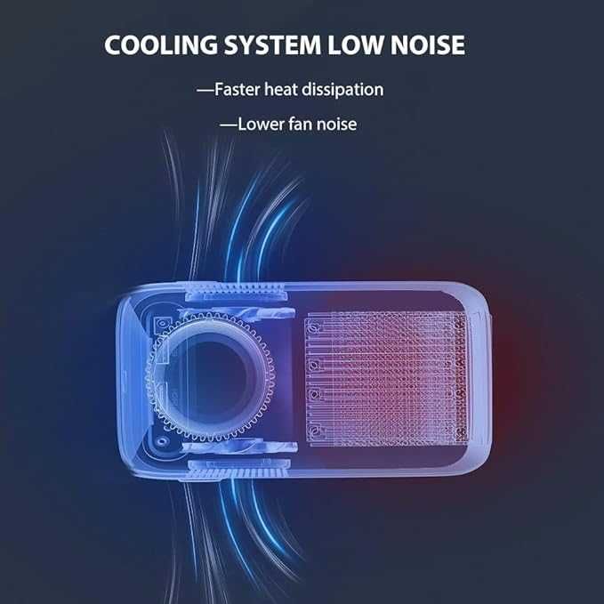 Projektor Crosstour P600 Biały Lampa LED HDMI VGA AV USB 810