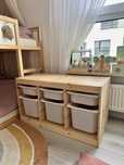 Regal Ikea trofast z pojemnikami REZERWACJA do wtorku (wieczór)
